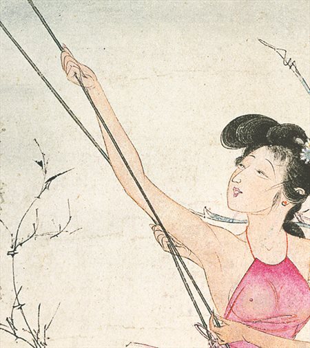 建华-胡也佛的仕女画和最知名的金瓶梅秘戏图